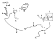 Diagram for Mercedes-Benz E400 Heater Hose - 204-830-12-96