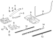 Diagram for Mercedes-Benz CL600 Weather Strip - 216-697-02-51-8K64