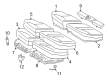 Diagram for Mercedes-Benz C230 Seat Cushion - 203-920-06-50