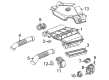 Diagram for Mercedes-Benz SL500 Air Duct - 113-094-16-82