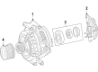 Diagram for Mercedes-Benz E400 Alternator - 014-154-33-02-87
