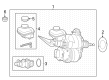 Diagram for Mercedes-Benz EQE 350+ Brake Booster - 295-900-39-01