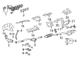 Diagram for Mercedes-Benz C250 Exhaust Pipe - 204-490-28-35