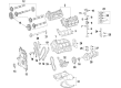 Diagram for Mercedes-Benz E350 Oil Pan - 642-014-21-00