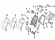 Diagram for Mercedes-Benz CLS450 Seat Heater - 257-906-32-00