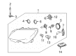 Diagram for Mercedes-Benz CL550 Lighting Control Module - 216-820-35-85