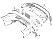 Diagram for Mercedes-Benz CLE300 Bumper - 236-885-83-03-9999