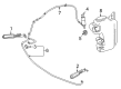 Diagram for Mercedes-Benz SL65 AMG Windshield Washer Nozzle - 231-860-02-47