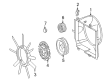 Diagram for Mercedes-Benz E320 Fan Shroud - 210-505-04-55