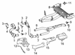 Diagram for Mercedes-Benz GLC63 AMG Exhaust Pipe - 253-490-90-01