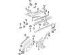 Diagram for Mercedes-Benz 500SEC Floor Pan - 140-616-08-67