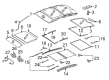 Diagram for Mercedes-Benz E250 Sunroof Cable - 207-782-01-89