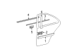 Diagram for Mercedes-Benz C280 Door Moldings - 203-690-37-80