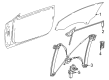 Diagram for Mercedes-Benz CLE300 Window Run - 236-725-09-00