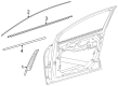 Diagram for Mercedes-Benz EQS 450+ SUV Door Moldings - 296-720-07-00