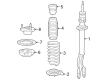 Diagram for Mercedes-Benz EQE 500 Strut Housing - 295-320-37-00