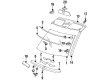 Diagram for Mercedes-Benz E320 Sun Visor - 124-810-07-10-7095