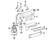 Diagram for Mercedes-Benz SL320 Grille - 129-727-32-88-9051