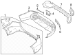 Diagram for Mercedes-Benz GLC350e Bumper Cover - 254-880-26-01-9999