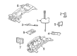 Diagram for Mercedes-Benz E550 Antenna - 207-905-86-02-64-9999