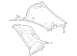 Diagram for Mercedes-Benz GLC63 AMG S E Performance Pillar Panels - 254-690-12-01-9051