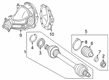 Diagram for Mercedes-Benz SLC300 Axle Shaft - 172-350-93-01