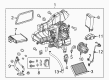 Diagram for Mercedes-Benz Metris Heater Core - 000-830-64-01