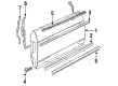 Diagram for Mercedes-Benz 300CD Door Seal - 123-727-02-36