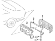 Diagram for Mercedes-Benz 560SEC Third Brake Light - 001-820-42-56-6101
