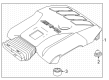 Diagram for Mercedes-Benz GLA45 AMG Engine Cover - 139-010-88-00