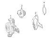 Diagram for Mercedes-Benz SLK350 Water Pump Gasket - 272-201-00-80