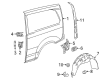 Diagram for Mercedes-Benz Metris Fender Splash Shield - 447-684-05-77