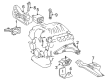 Diagram for Mercedes-Benz G500 Engine Mount - 113-223-42-04