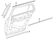 Diagram for Mercedes-Benz EQS 450+ SUV Door Moldings - 296-730-17-00