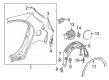 Diagram for Mercedes-Benz GLA45 AMG Wheelhouse - 156-690-04-30-64