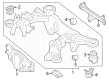 Diagram for Mercedes-Benz S63 AMG E Performance Differential Mount - 223-350-96-00