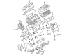 Diagram for Mercedes-Benz E320 Oil Pan - 104-014-16-02