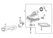 Diagram for Mercedes-Benz AMG GT Air Duct - 178-090-10-00