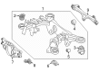Diagram for Mercedes-Benz E53 AMG Axle Beam - 214-350-98-00