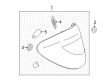 Diagram for Mercedes-Benz CLS63 AMG Tail Light - 218-906-03-58