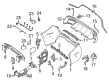 Diagram for Mercedes-Benz GLE400 Bumper Cover - 166-885-13-38