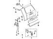 Diagram for Mercedes-Benz 300TE Emblem - 124-748-00-58