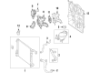 Diagram for Mercedes-Benz E550 Radiator - 099-500-28-03