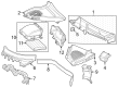 Diagram for Mercedes-Benz GLC300 Grille - 254-830-02-00