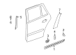 Diagram for Mercedes-Benz GL350 Door Moldings - 164-690-11-62-9999