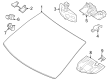 Diagram for Mercedes-Benz Car Mirror - 254-810-68-00-9051