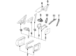 Diagram for Mercedes-Benz 300SD Car Mirror - 140-810-86-16