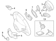 Diagram for Mercedes-Benz GLE450 SUV Steering Wheel - 099-460-52-00-9E38