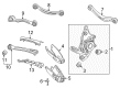 Diagram for Mercedes-Benz SL550 Axle Pivot Bushing - 231-352-00-08