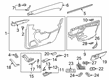 Diagram for Mercedes-Benz A35 AMG Armrest - 177-720-15-01-9H15